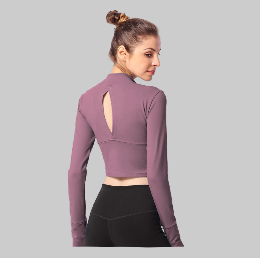 Women’s Long Sleeve Yoga Crop Top