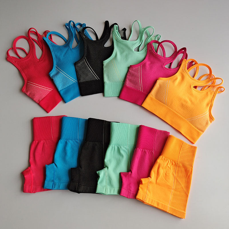 Quick-drying Sports Bra & Shorts Set
