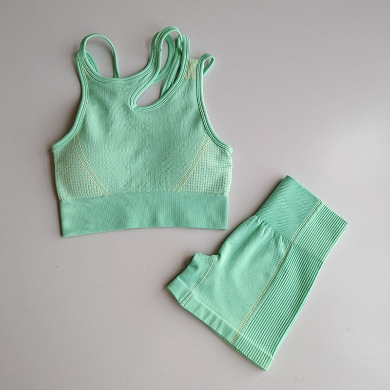Quick-drying Sports Bra & Shorts Set