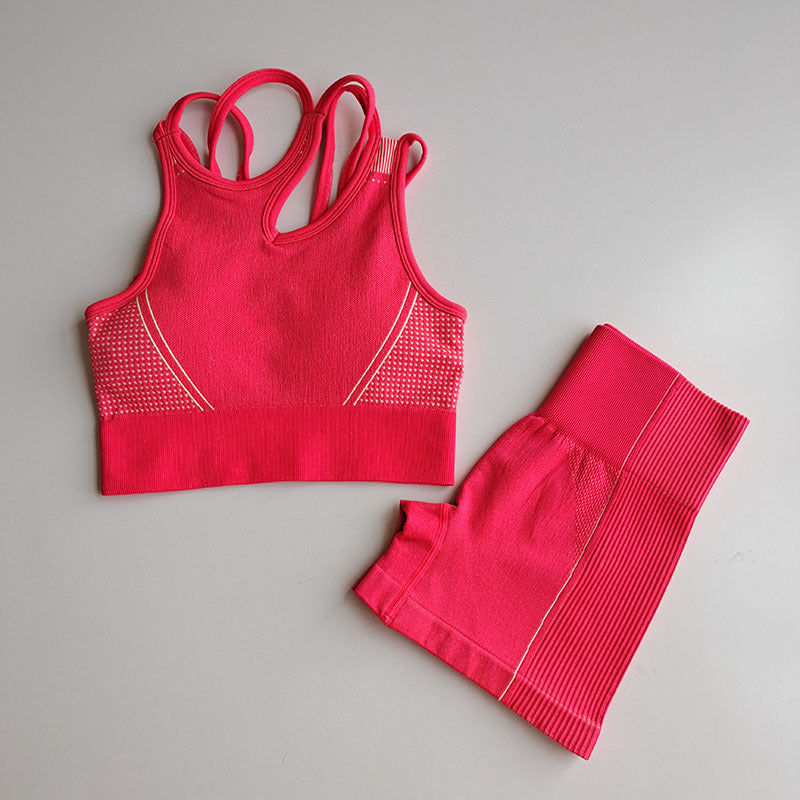 Quick-drying Sports Bra & Shorts Set
