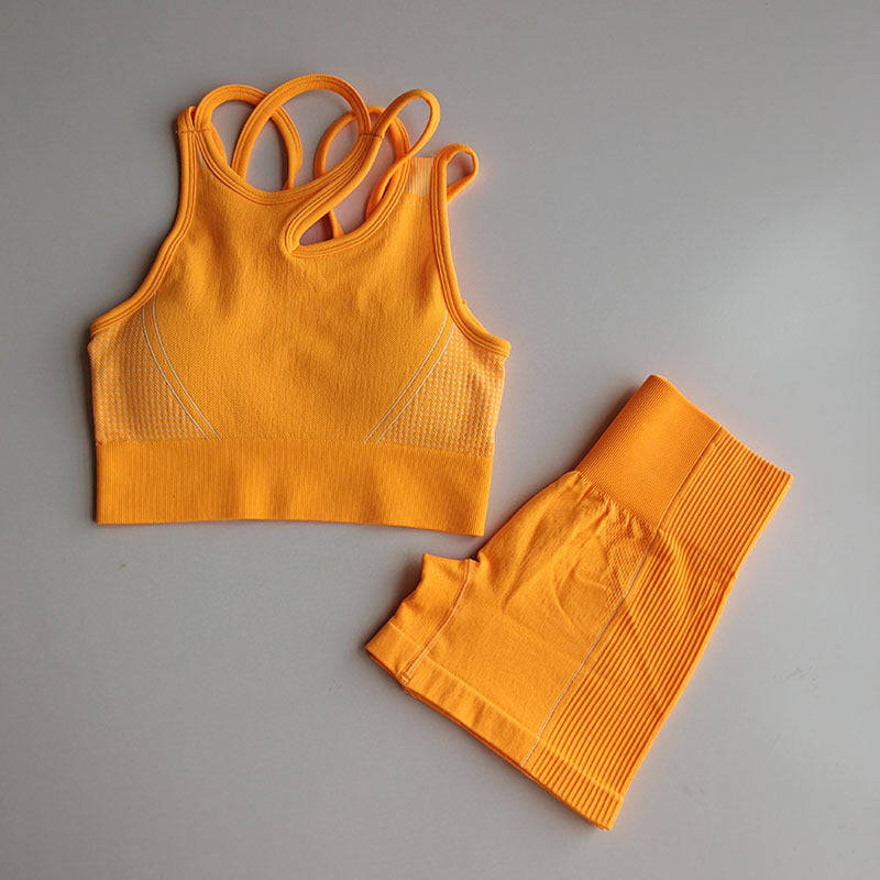Quick-drying Sports Bra & Shorts Set