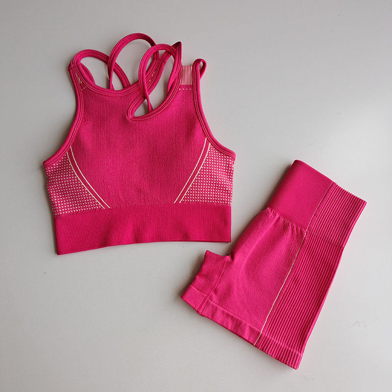 Quick-drying Sports Bra & Shorts Set