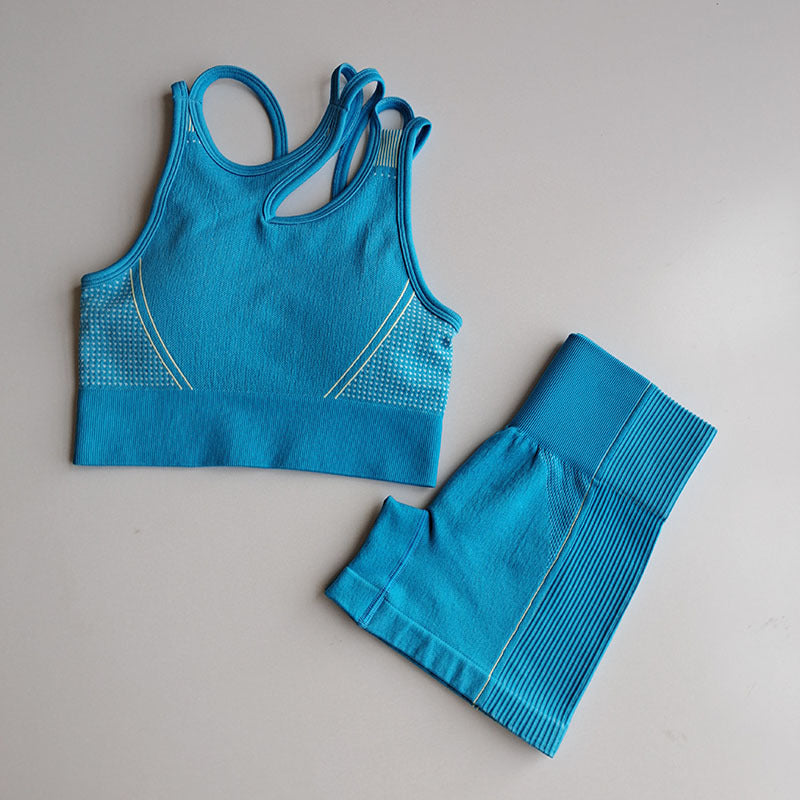 Quick-drying Sports Bra & Shorts Set