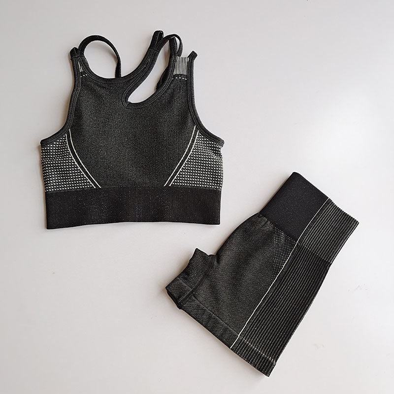Quick-drying Sports Bra & Shorts Set