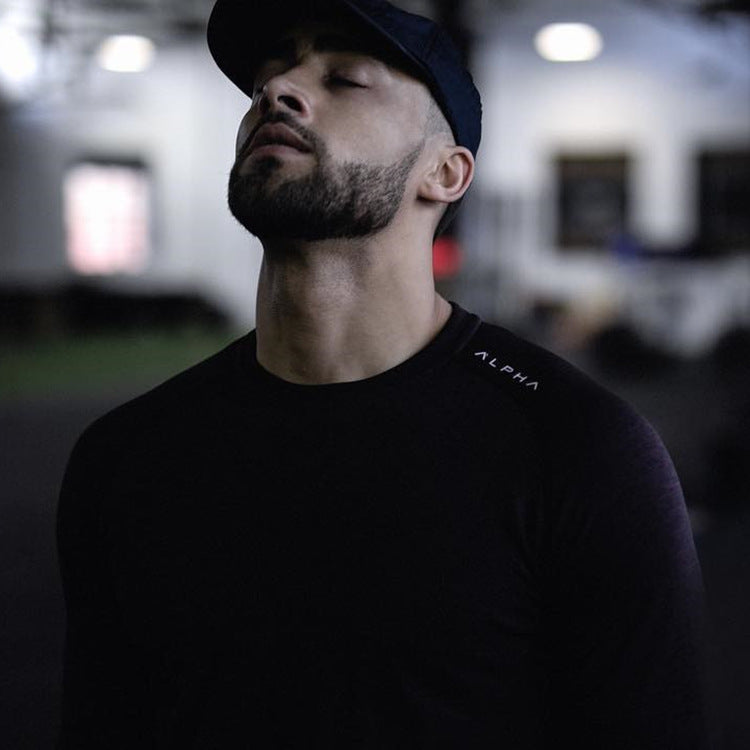 Breathable  long sleeve mesh t-shirt