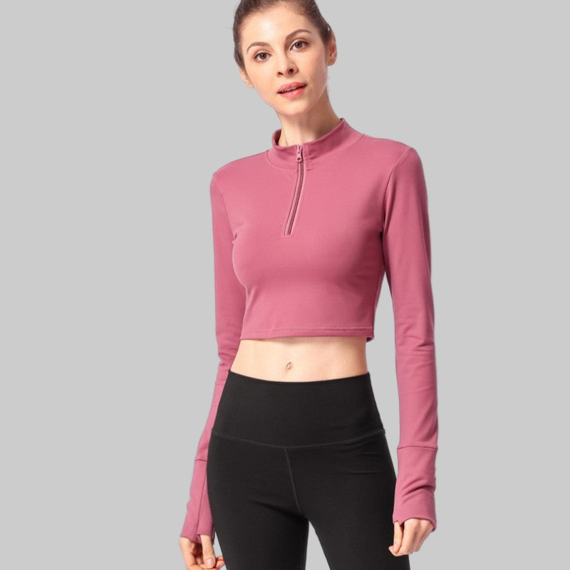 Women’s Long Sleeve Yoga Crop Top