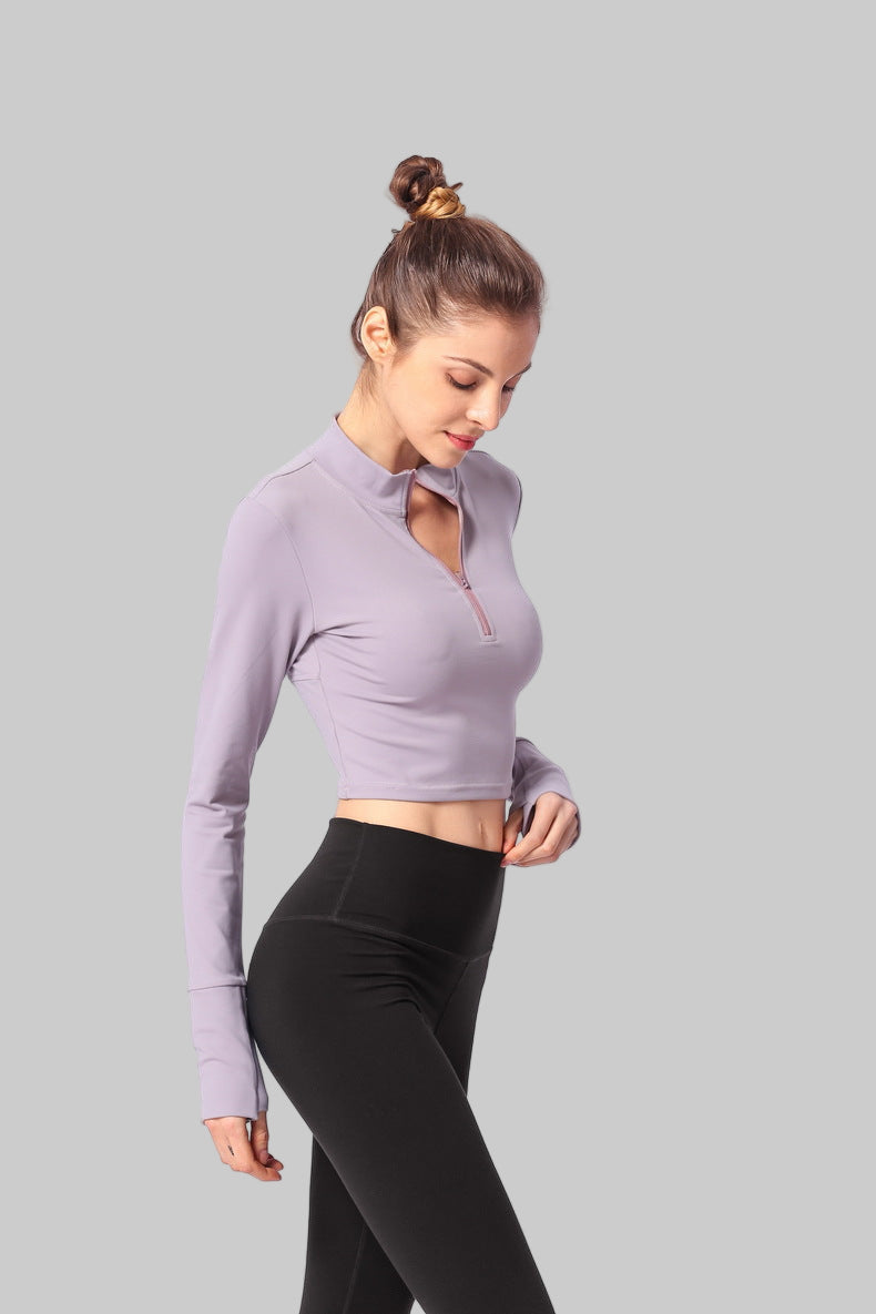 Women’s Long Sleeve Yoga Crop Top