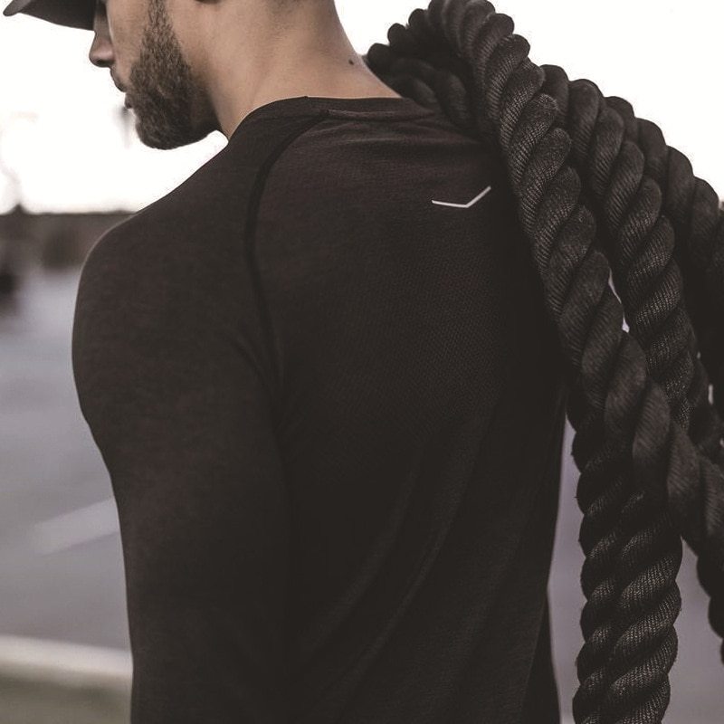 Breathable  long sleeve mesh t-shirt