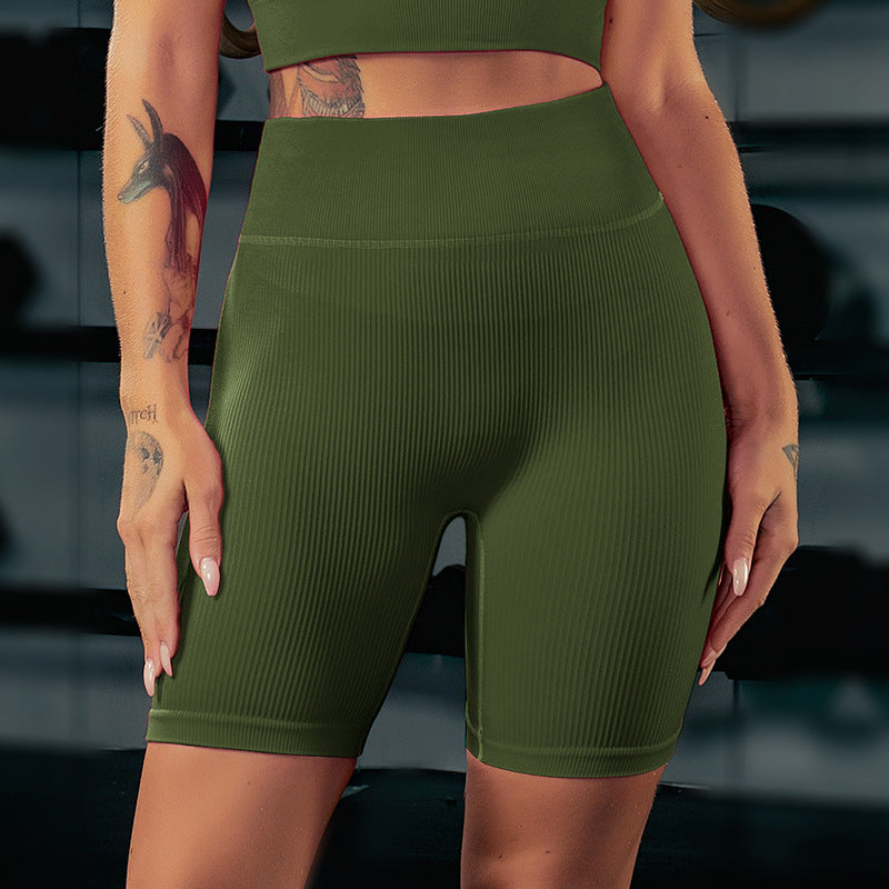 High-Waist Stretch Training Shorts